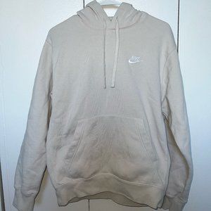 Men's Nike Hoodie - Light Bone - Size Small